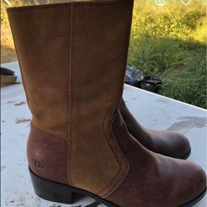 Leather Ugg boots